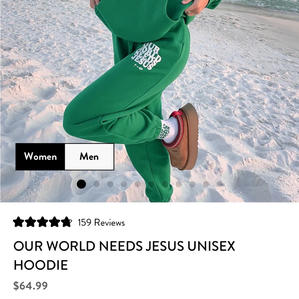 Green Hoodie and Sweatpants Set
